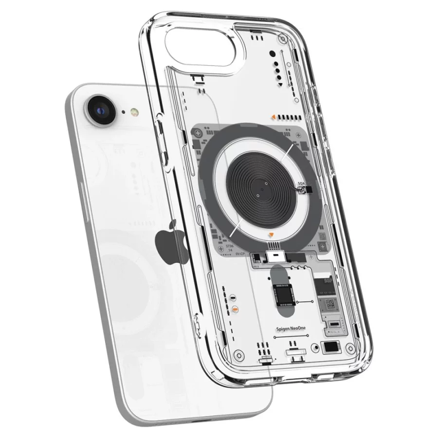 Etui Spigen Ultra Hybrid MagSafe na iPhone 16e / 17e Neo One - przezroczyste