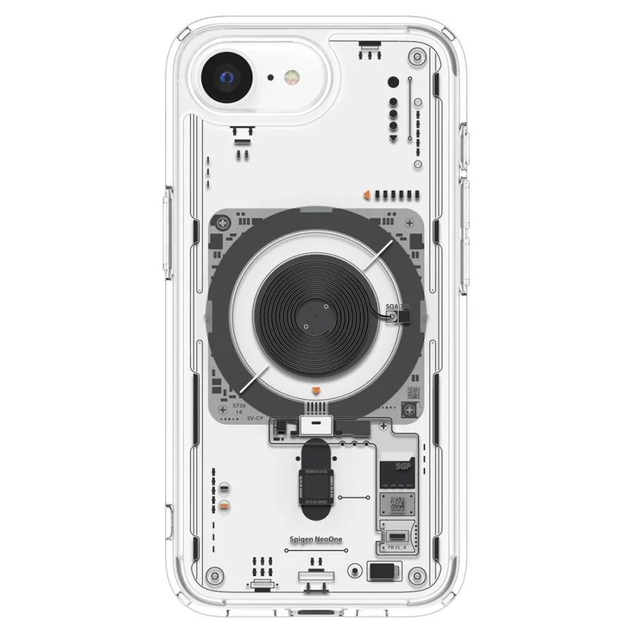 Etui Spigen Ultra Hybrid MagSafe na iPhone 16e / 17e Neo One - przezroczyste