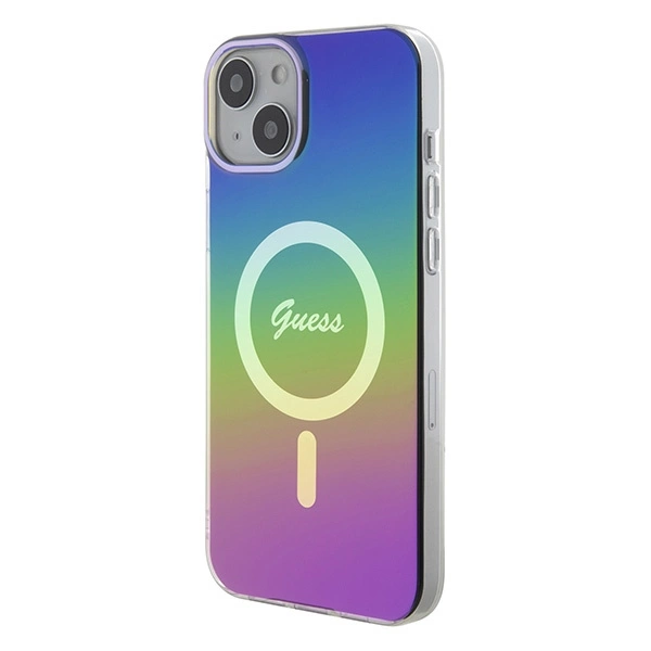 Etui Guess IML Iridescent MagSafe na iPhone 15 Plus / 14 Plus 6.7" - multikolor