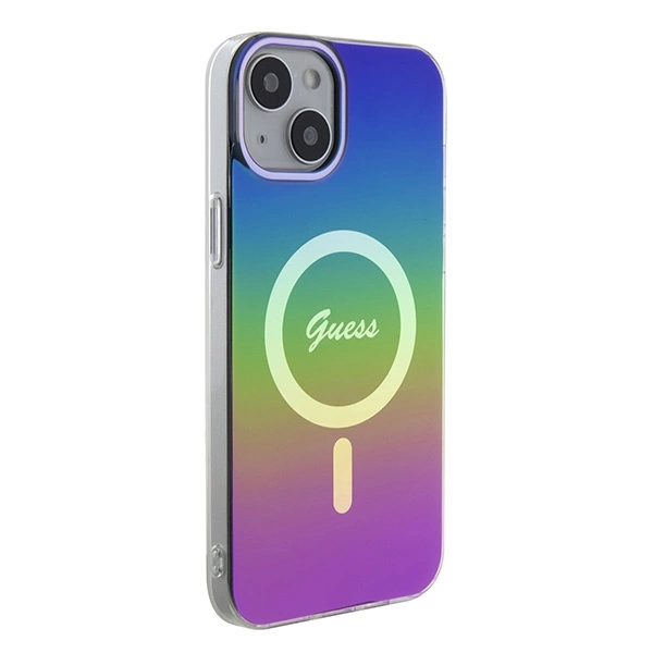 Etui Guess IML Iridescent MagSafe na iPhone 15 / 14 / 13 6.1" - multikolor