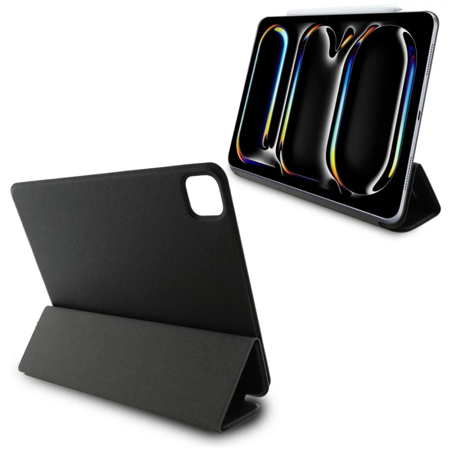 Etui Karl Lagerfeld Saffiano Magnetic Karl & Choupette na iPad Pro 11" 2024 Book Cover - czarne