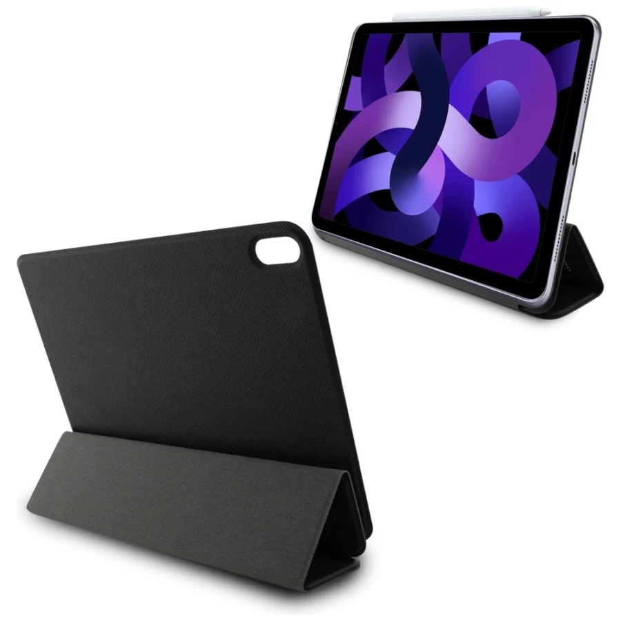 Etui Karl Lagerfeld Saffiano Magnetic Karl & Choupette na iPad Air 11" 2024 Book Cover - czarne