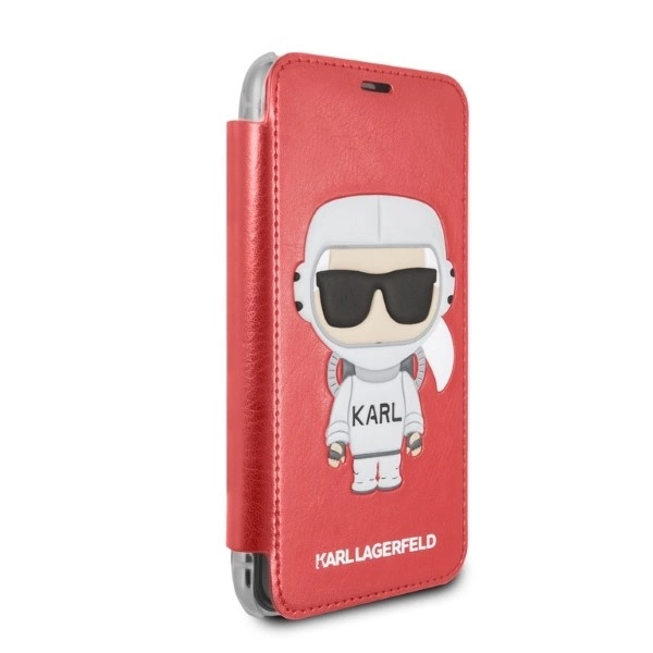Etui Karl Lagerfeld Karl Space Cosmonaut na iPhone X / XS  - czerwone