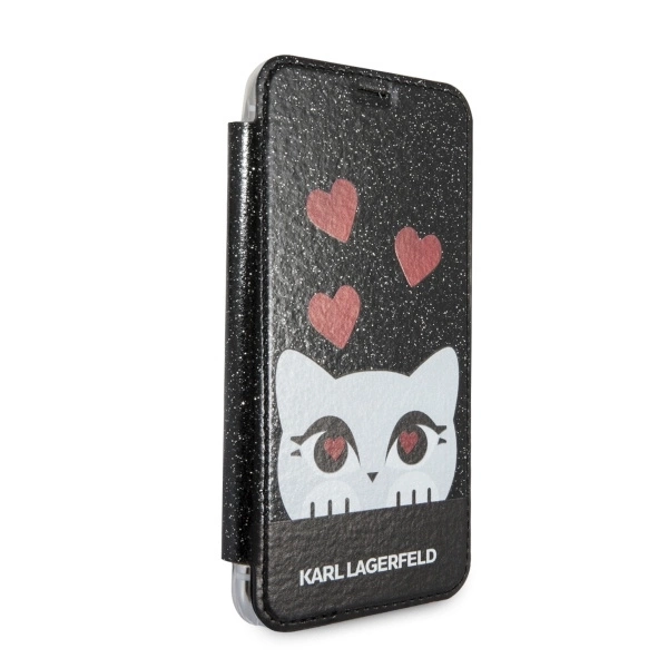 Etui Karl Lagerfeld Valentine na iPhone X / Xs - czarne