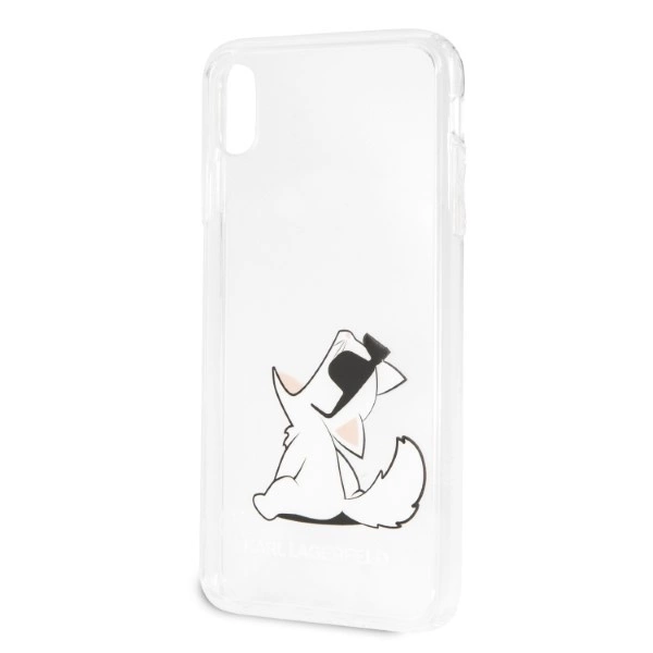 Etui Karl Lagerfeld Choupette Fun na iPhone Xs Max - przezroczyste