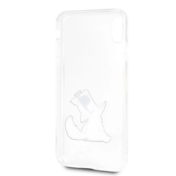 Etui Karl Lagerfeld Choupette Fun na iPhone Xs Max - przezroczyste
