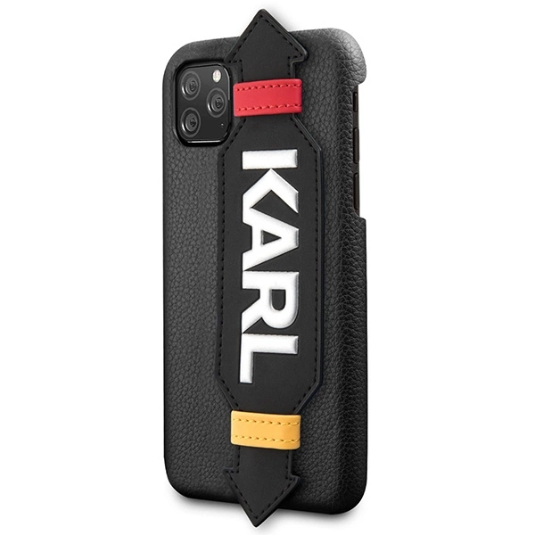 Etui Karl Lagerfeld Strap na iPhone 11 Pro 5,8" - czarne