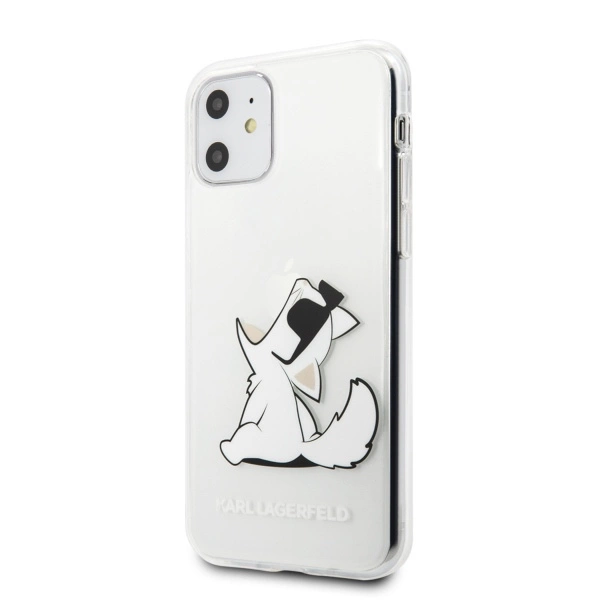 Etui Karl Lagerfeld Choupette Fun na iPhone 11 / Xr - przezroczyste