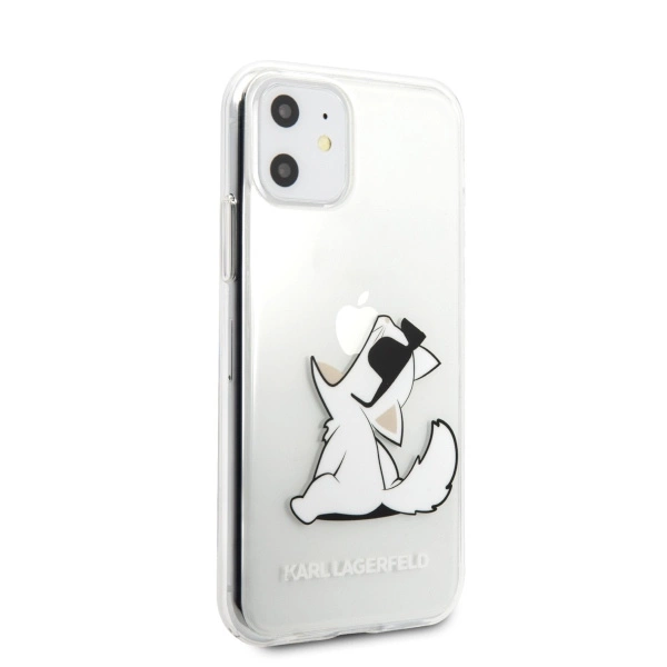Etui Karl Lagerfeld Choupette Fun na iPhone 11 / Xr - przezroczyste