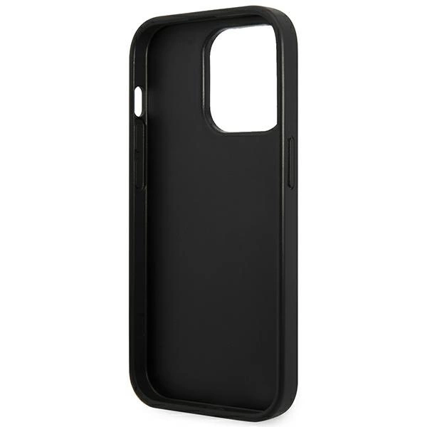 Etui Karl Lagerfeld Saffiano Mono Metal Logo na iPhone 14 Pro Max 6,7" - szare