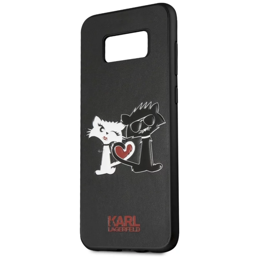 Etui Karl Lagerfeld Choupette In Love na Samsung Galaxy S8 Plus - czarne