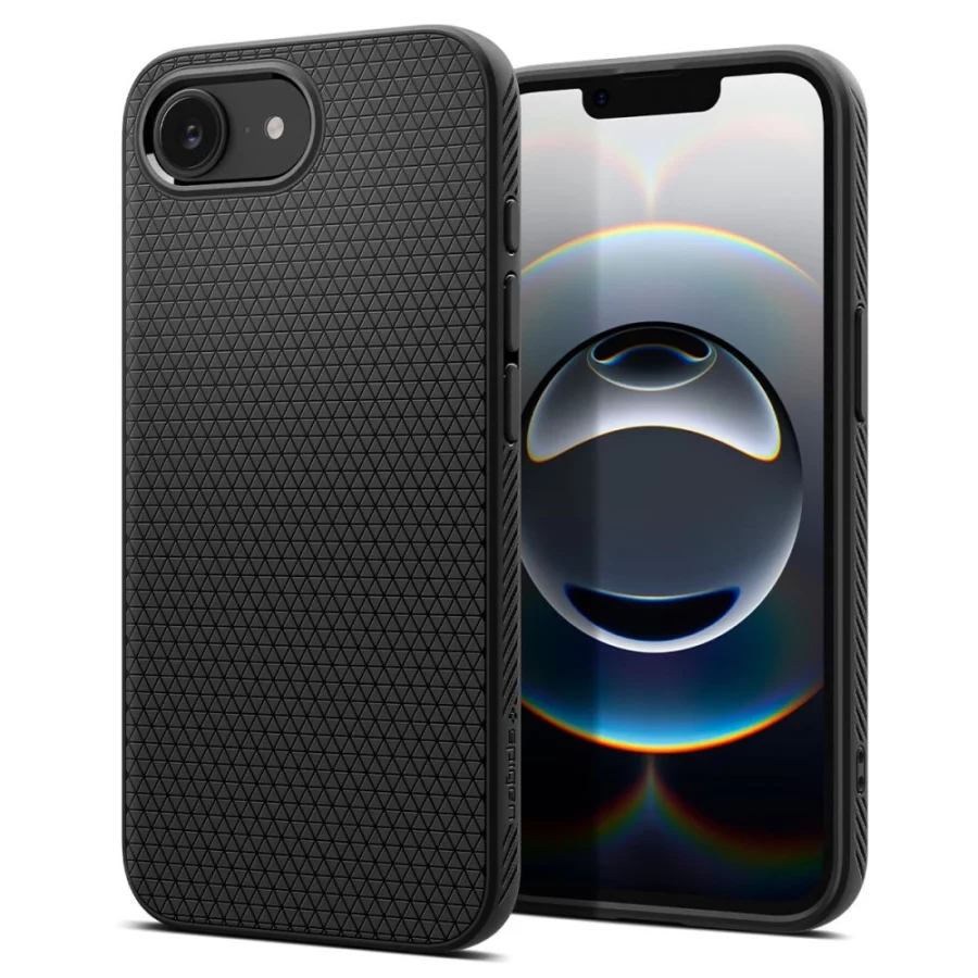 Etui Spigen Liquid Air na iPhone 16e / 17e - czarny mat