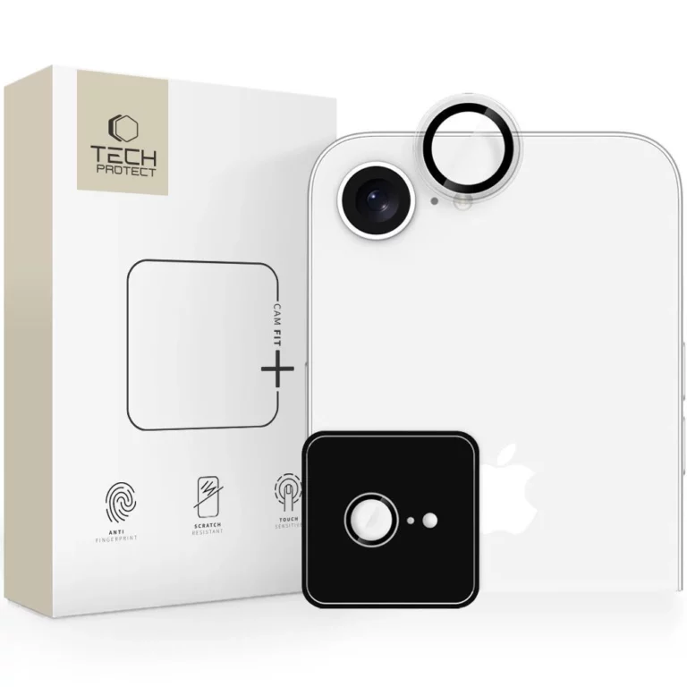 Nakładka na obiektyw Tech-Protect Camring Fit+ na iPhone 16e / 17e - przezroczyste