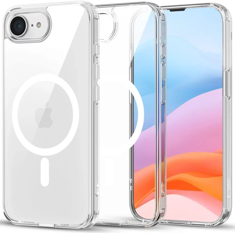 Etui Tech-Protect FlexAir Hybrid MagSafe na iPhone 16e / 17e - przezroczyste