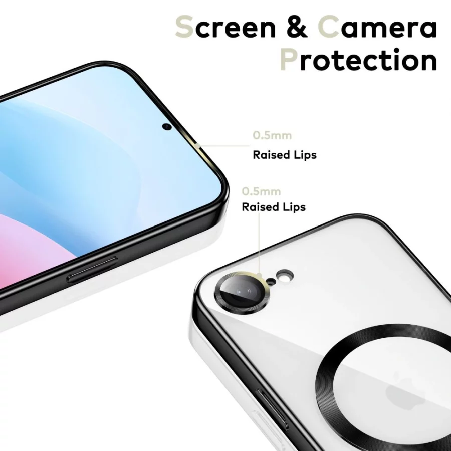 Etui Tech-Protect MagFlex MagSafe na iPhone 16e / 17e - przezroczyste