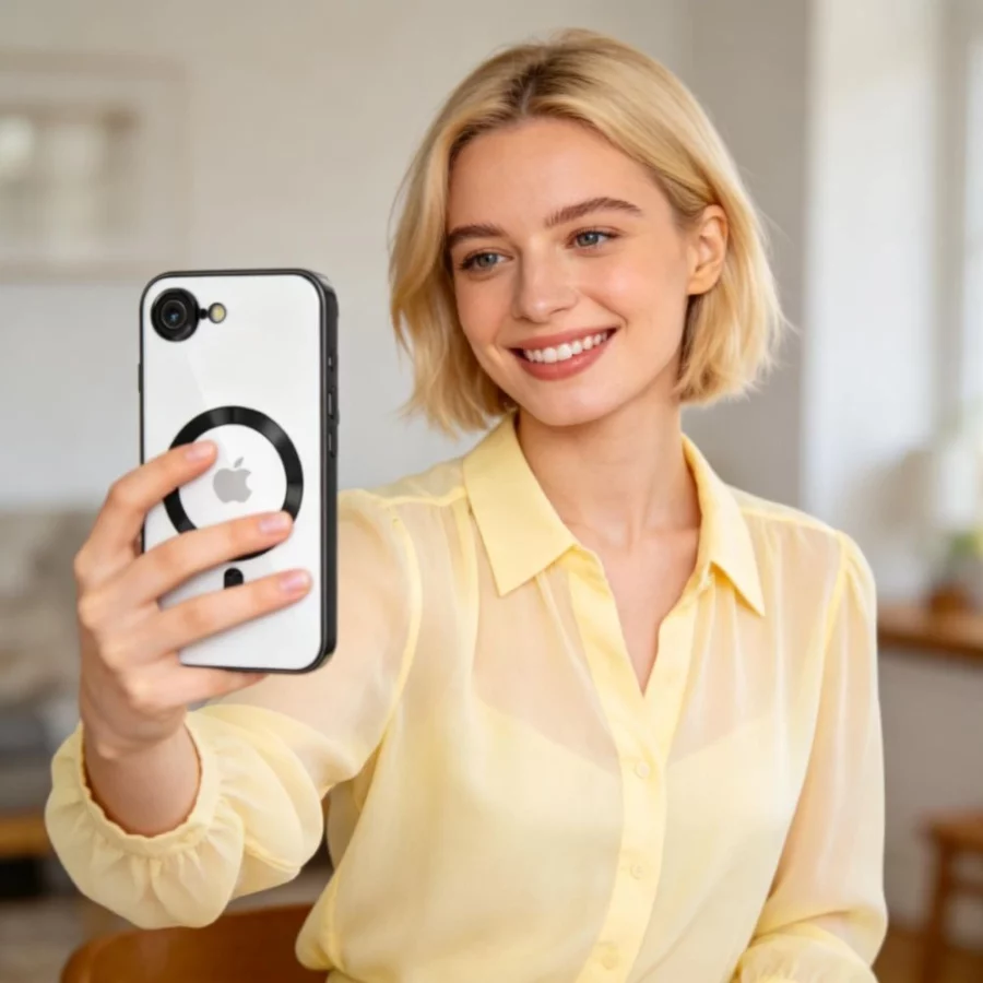 Etui Tech-Protect MagFlex MagSafe na iPhone 16e / 17e - przezroczyste