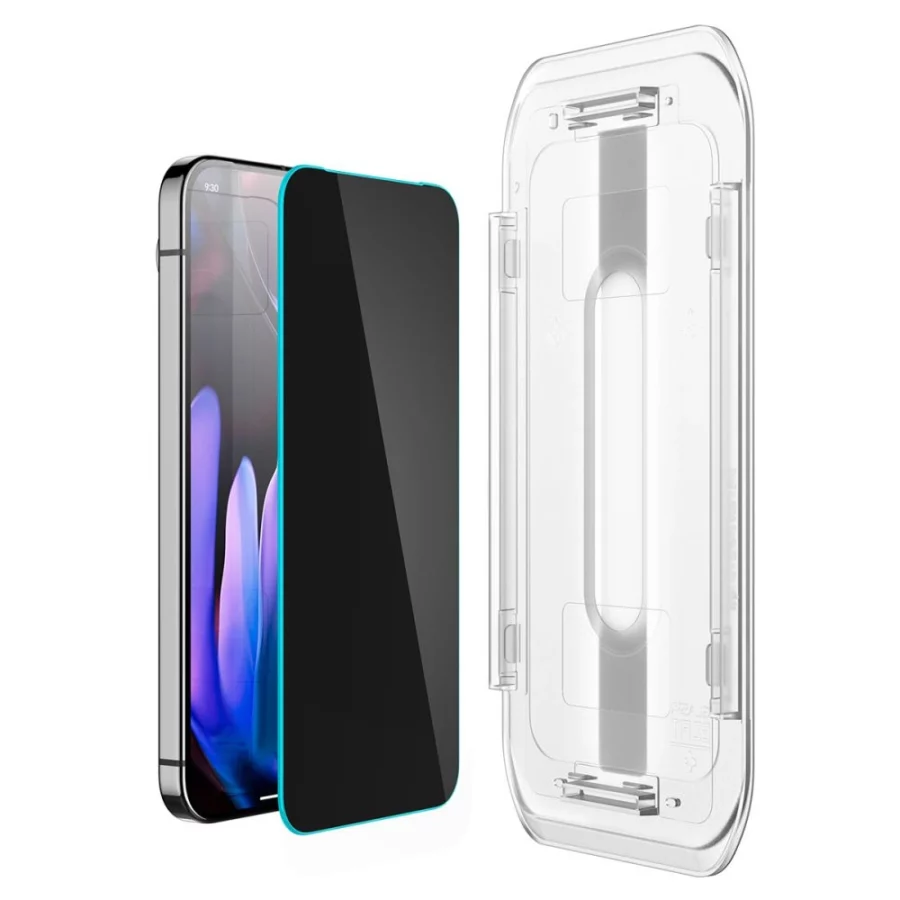 Szkło prywatyzujące Spigen Glas.TR "Ez Fit" Privacy HD 2-pack na Google Pixel 9 / 9 Pro