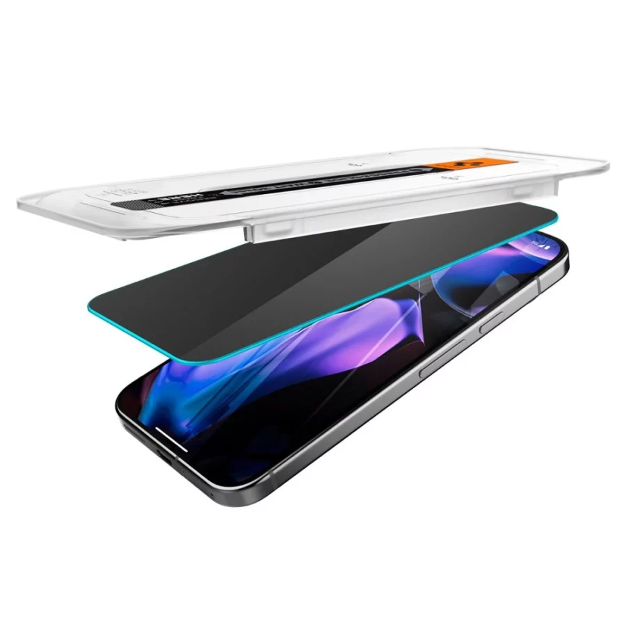 Szkło prywatyzujące Spigen Glas.TR "Ez Fit" Privacy HD 2-pack na Google Pixel 9 / 9 Pro