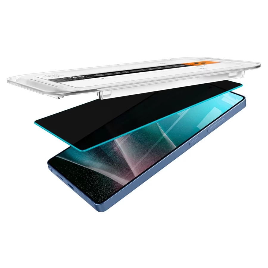 Szkło prywatyzujące Spigen Glas.TR "Ez Fit" Privacy 2-pack na Samsung Galaxy S25 Ultra