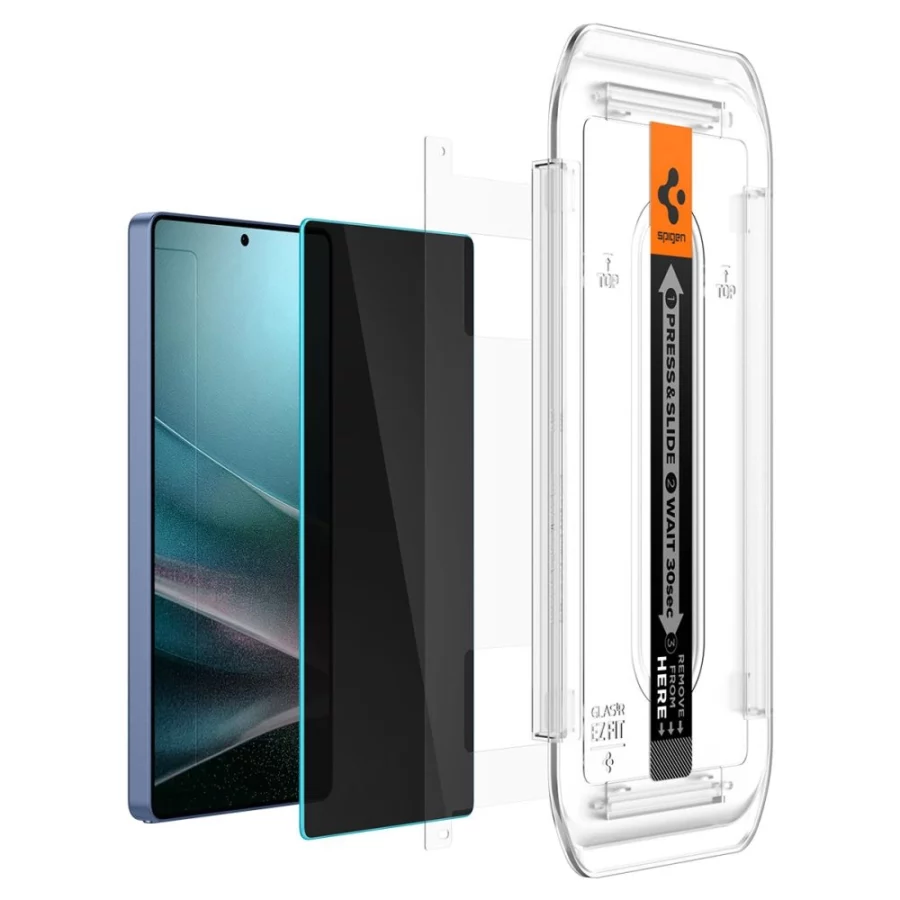 Szkło prywatyzujące Spigen Glas.TR "Ez Fit" Privacy 2-pack na Samsung Galaxy S25 Ultra
