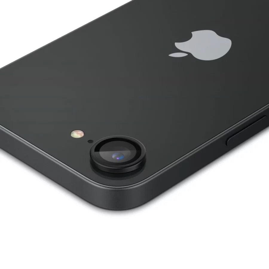 Osłona aparatu Spigen Optik Pro GLAS.TR "Ez Fit" 2-pack na iPhone 16e / 17e - czarna