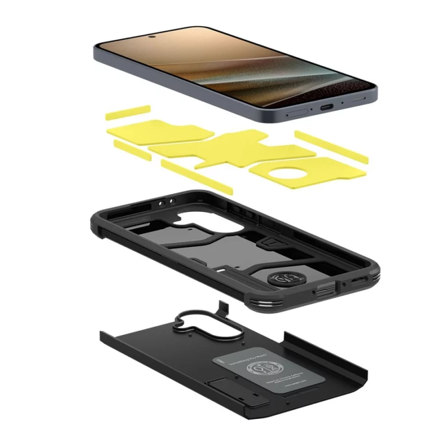 Etui Spigen Tough Armor na Samsung Galaxy A36 5G - czarne