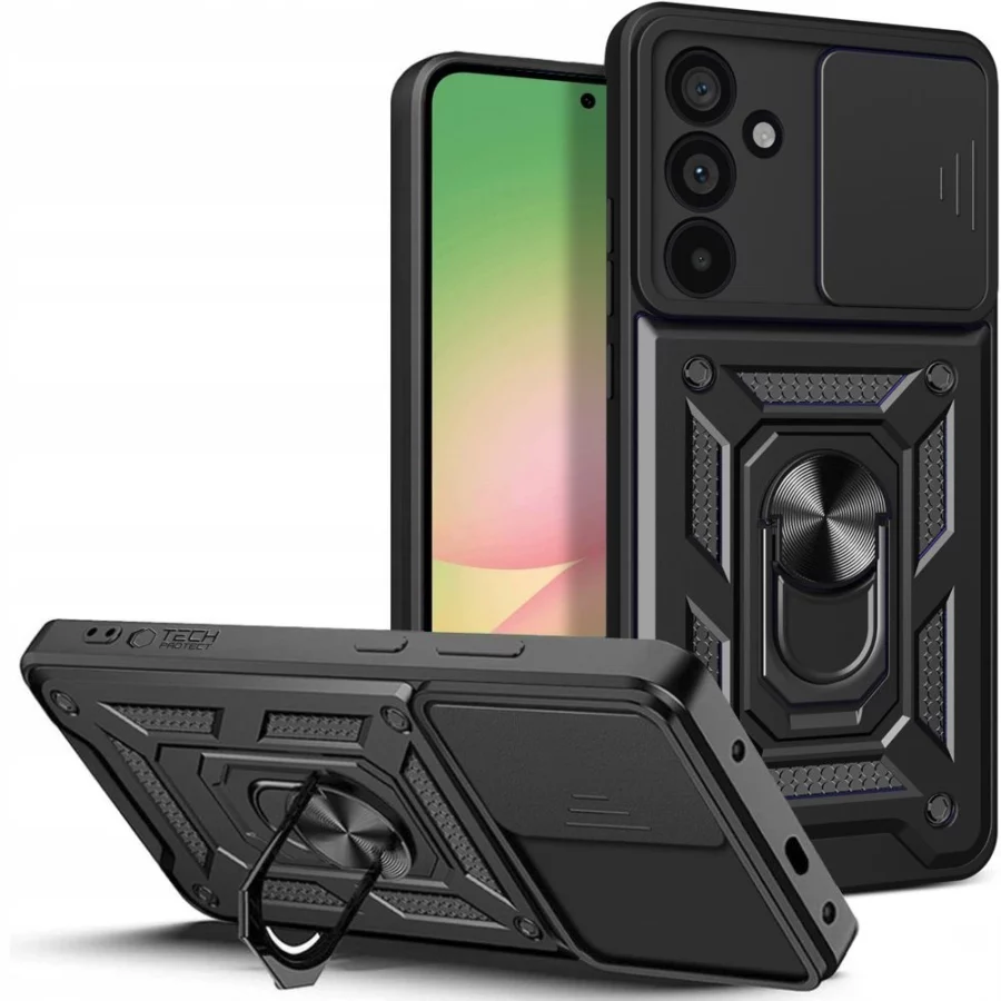 Etui Tech-Protect CamShield Pro na Samsung Galaxy A56 5G - czarne