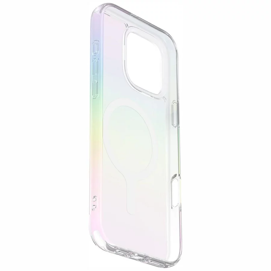 Etui UNIQ Iridescia Magclick Charging na iPhone 16 Pro - wielokolorowe