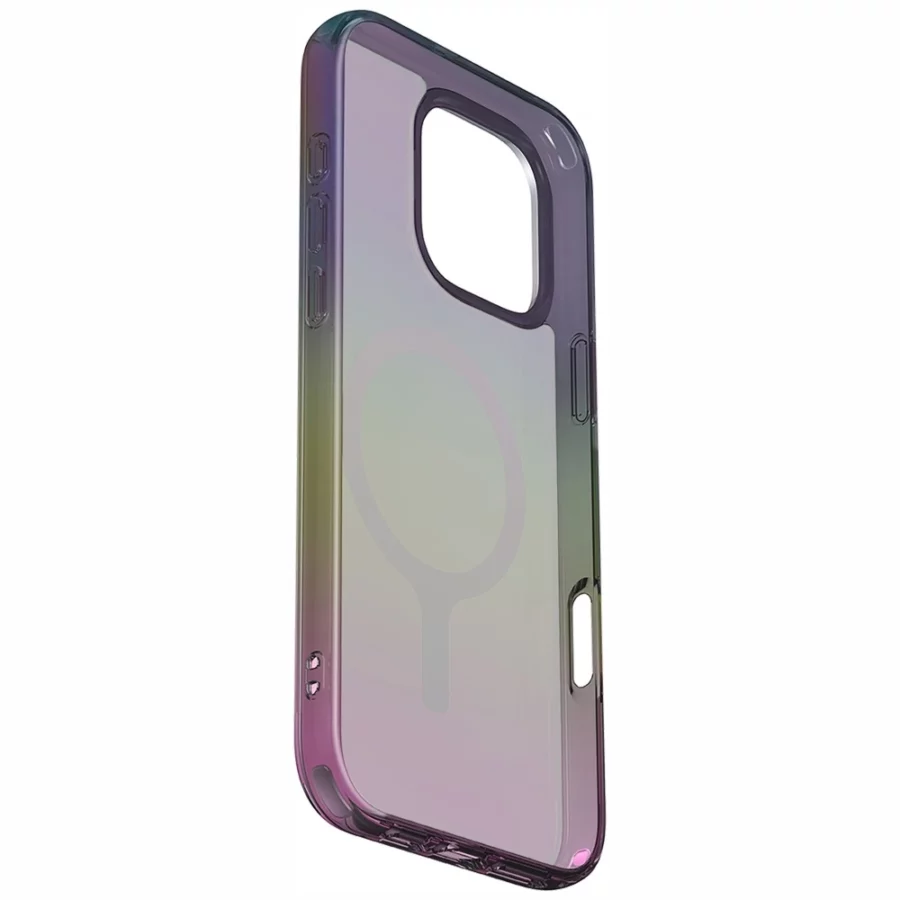 Etui UNIQ Iridescia Magclick Charging na iPhone 16 Pro - czarny