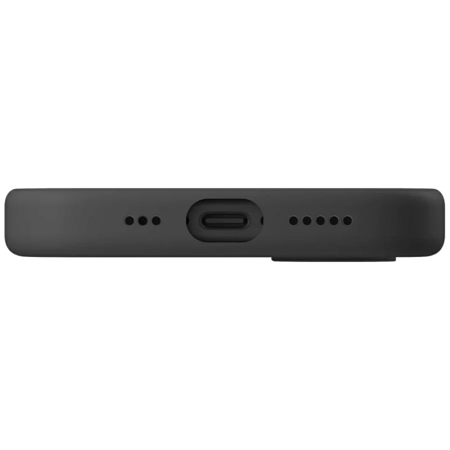 Etui UNIQ Lino Magclick Charging na iPhone 16e - szare