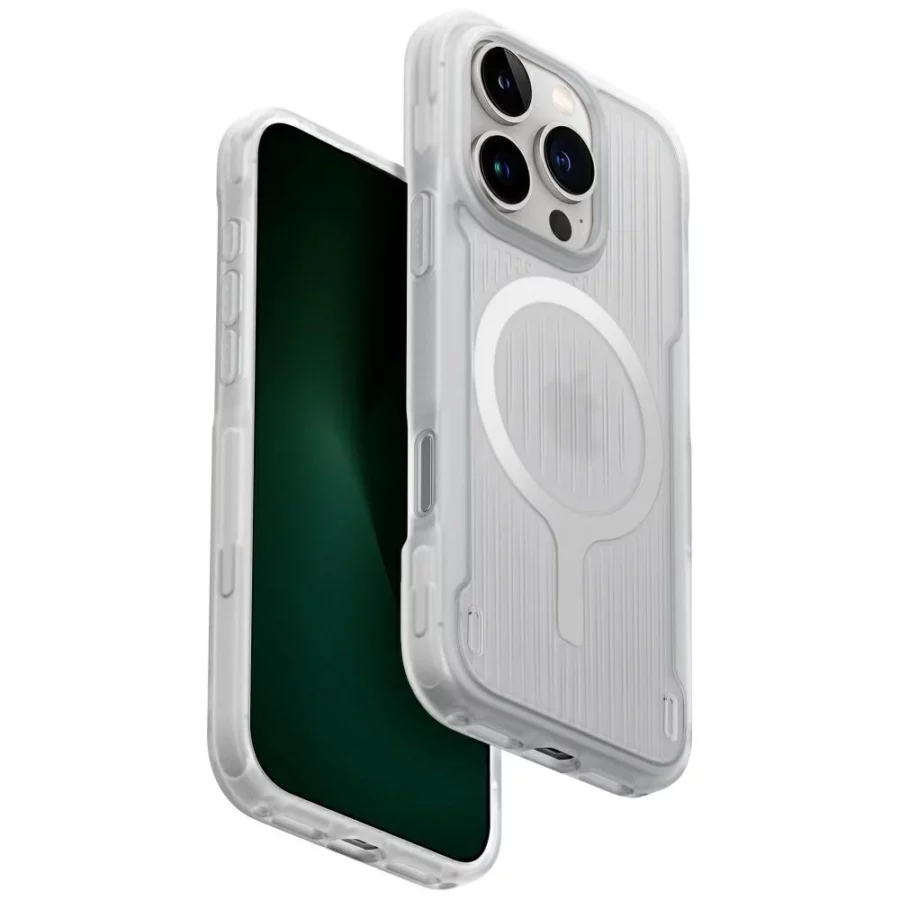 Etui UNIQ Combat Active Magclick Charging na iPhone 16 Pro - białe