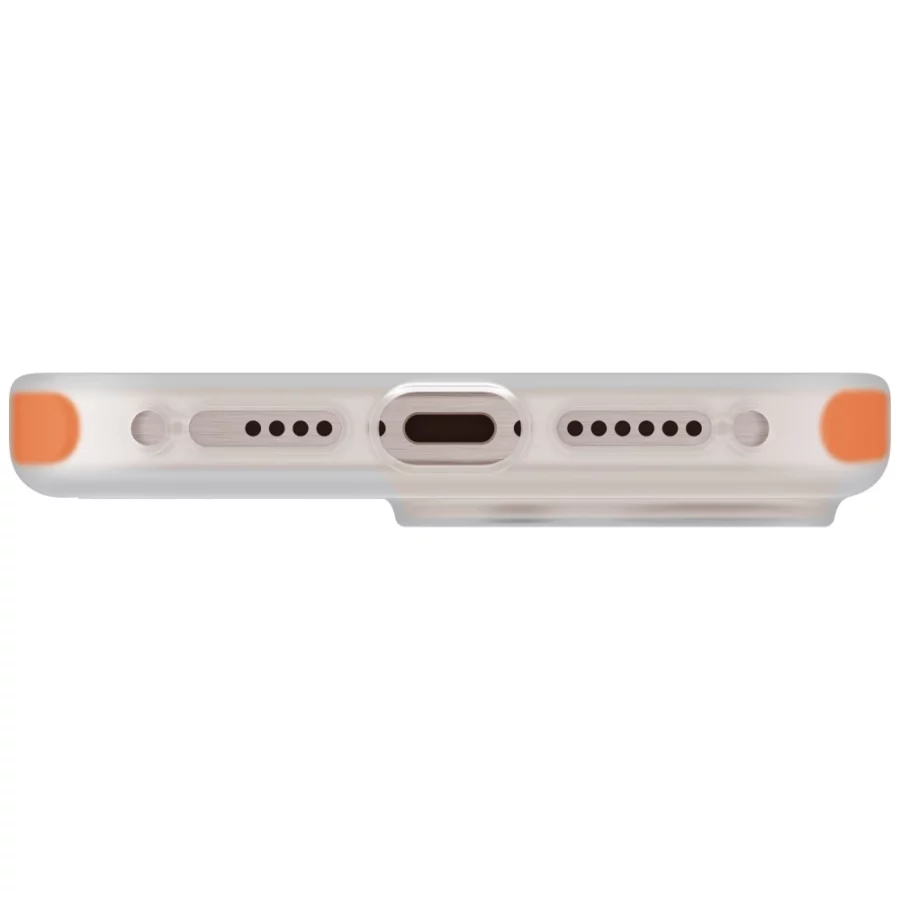 Etui UNIQ Combat Active Magclick Charging na iPhone 16 Pro - pomarańczowe