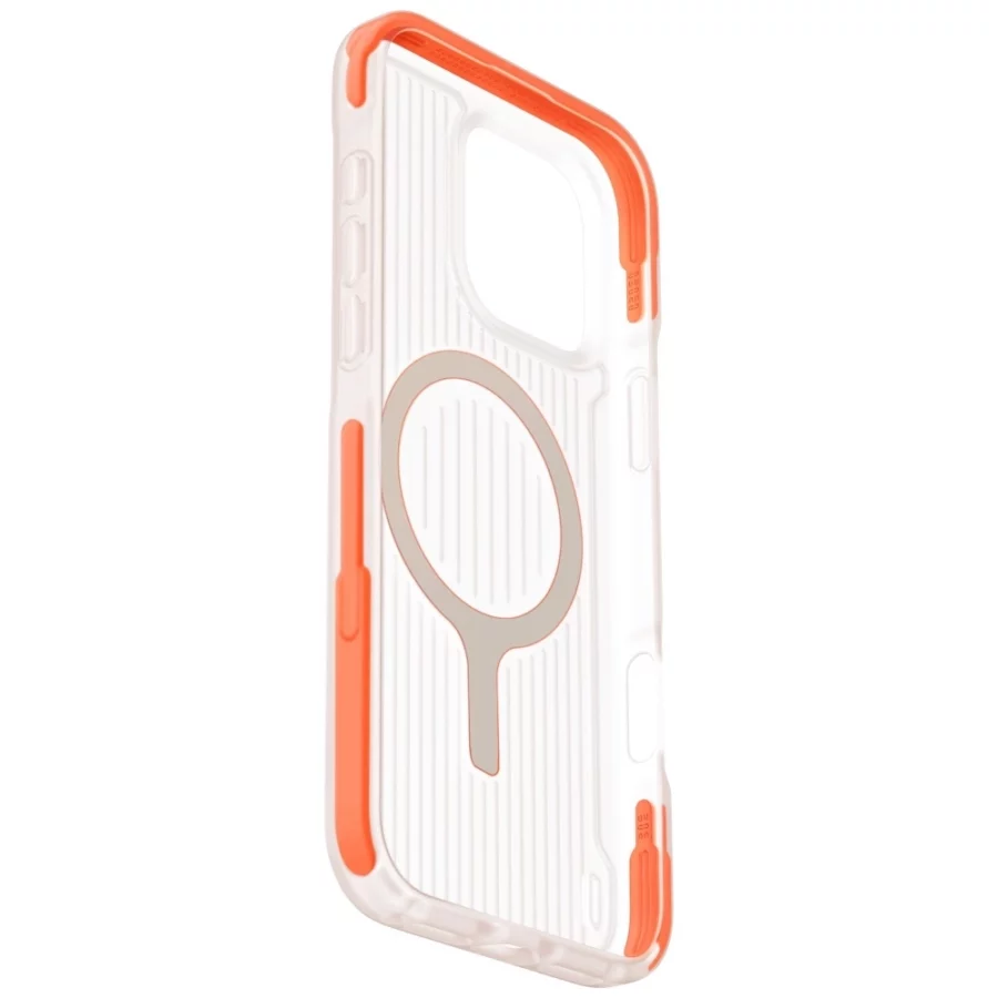 Etui UNIQ Combat Active Magclick Charging na iPhone 16 Pro Max - pomarańczowe