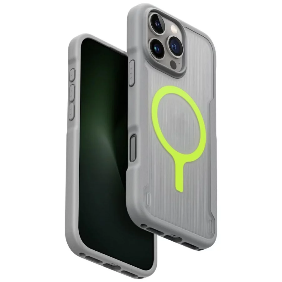 Etui UNIQ Combat Active Magclick Charging na iPhone 16 Pro Max - szare