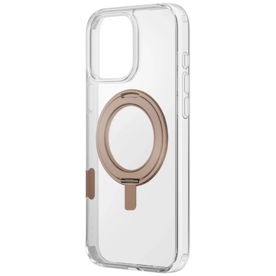 Etui UNIQ Swivix 360 Rotating Kickstand na iPhone 16 - złote