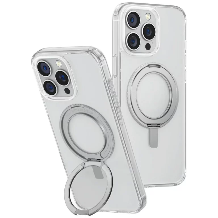 Etui UNIQ Swivix 360 Rotating Kickstand na iPhone 16 Pro Max - przezroczyste