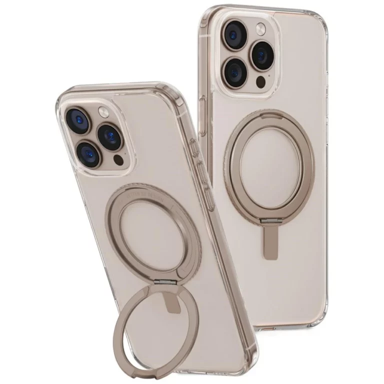 Etui UNIQ Swivix 360 Rotating Kickstand na iPhone 16 Pro Max - złote