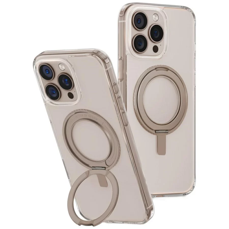 Etui UNIQ Swivix 360 Rotating Kickstand na iPhone 16 Pro Max - złote