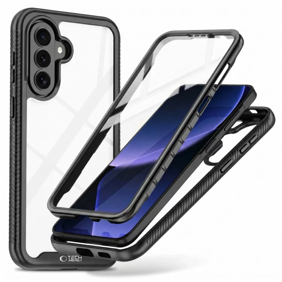 Etui Tech-Protect Defense na Samsung Galaxy A36 / A56 5G - czarne