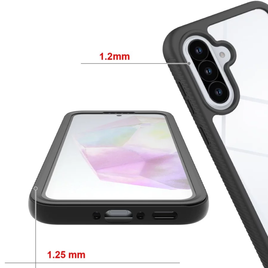 Etui Tech-Protect Defense na Samsung Galaxy A36 / A56 5G - czarne