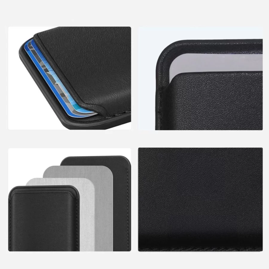 Etui Tech-Protect MagWallet Magsafe z uniwersalnym magnetycznym etui na karty lub dokumenty  - czarne