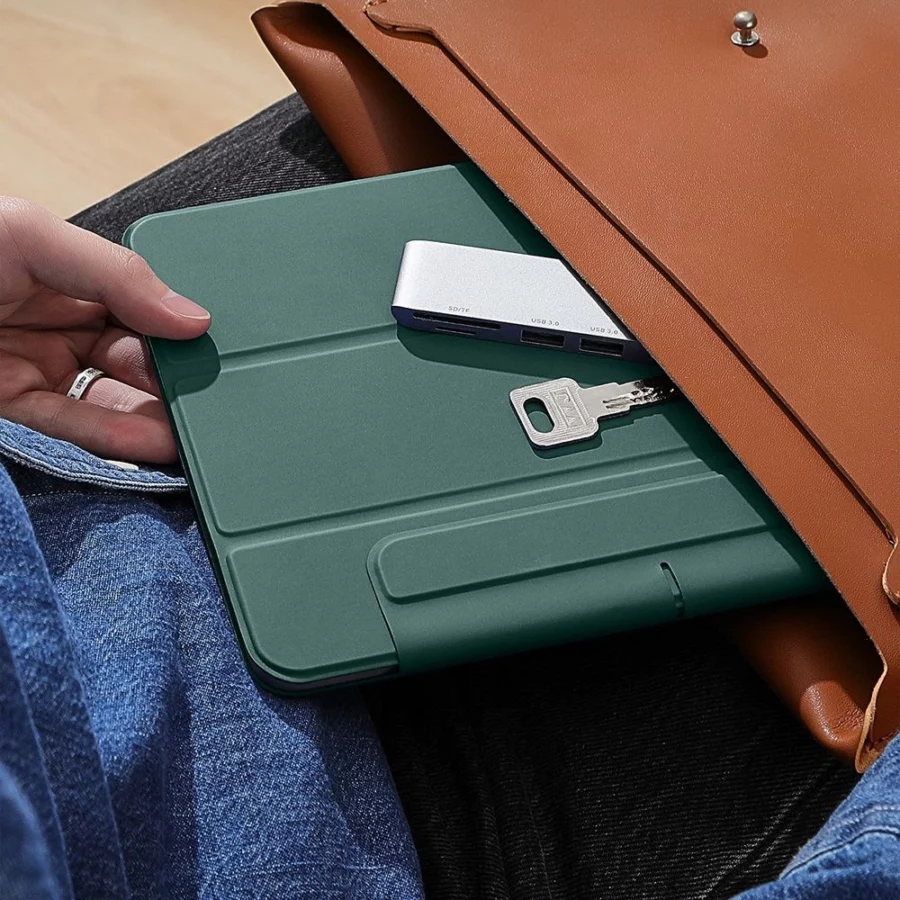 Etui ESR Rebound Magnetic na iPad Pro 12.9” 2020 / 2021 / 2022 / iPad Air 13” 2024 / 2025 - zielone