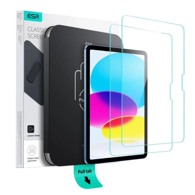Szkło hartowane ESR UltraFit Tempered Glass 2-pack na iPad 10.9" 2022 (10 gen.) / 11" 2025 (11 gen.)