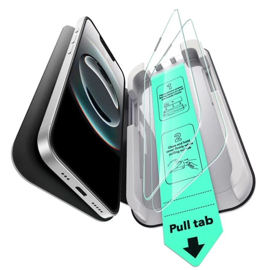 Etui ESR UltraFit Tempered Glass 2-pack na iPhone 13 / 13 Pro / 14 / 16e / 17e
