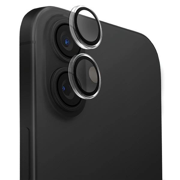 Szkło ochronne UNIQ Optix Clear Camera Lens Protector iPhone 16 / 16 Plus z aplikatorem - przezroczysto-czarne