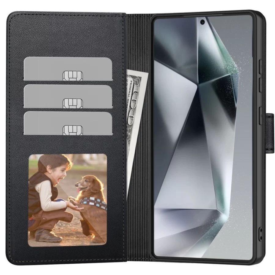 Etui Tech-Protect Wallet na Nothing Phone 3A - czarny mat
