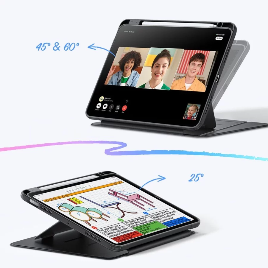 Etui ESR Flip Hybrid na iPad 10.9" (2020/2022) / 11" (2024/2025/2026) - czarne