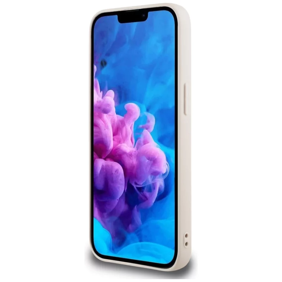 Etui Guess 4G Flowers Print MagSafe na iPhone 16e - różowe