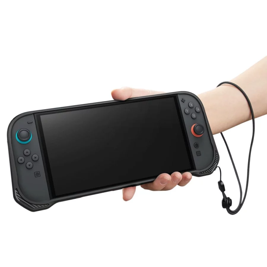 Etui Spigen Rugged Armor na Nintendo Switch 2 - czarny mat