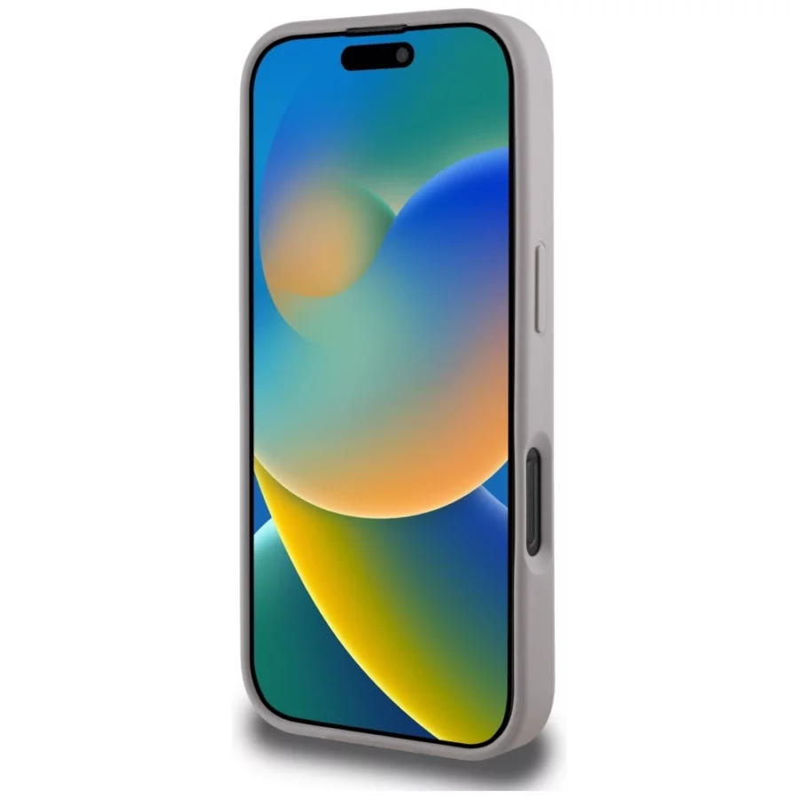Etui Guess Grained Roses Big 4G logo na iPhone 16 Pro Max - fioletowe
